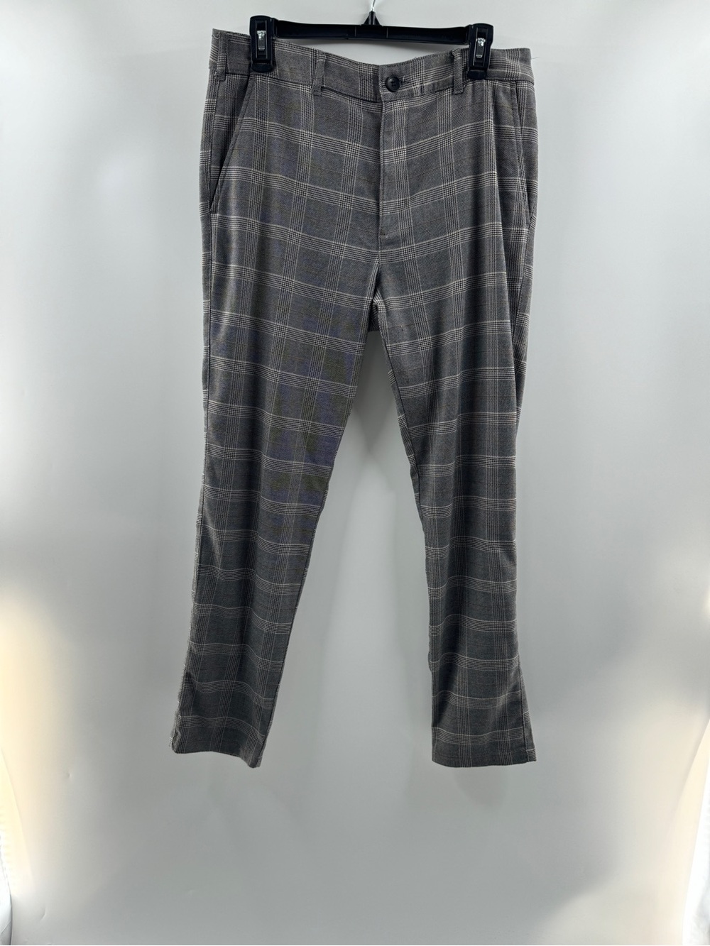 Hollister Epic Flex Skinny Chino Pants Men’s 32x32 Gray Plaid - Picture 2 of 8